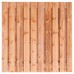 Hout-betonschutting motief grijs i.c.m. tuinscherm Red class wood 21-planks